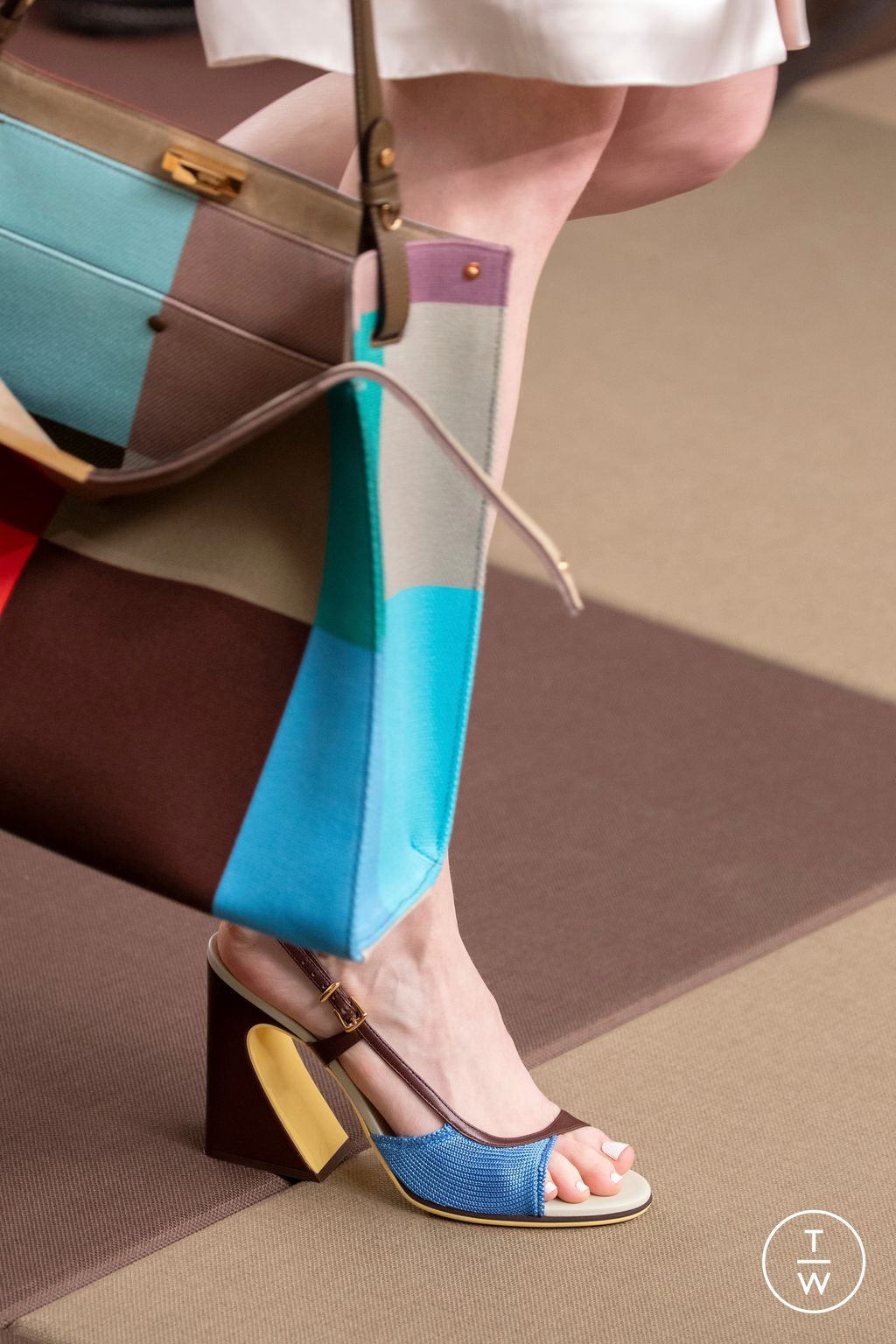 Fashion Week Milan Spring/Summer 2026 look 3 from the Fendi collection womenswear accessories