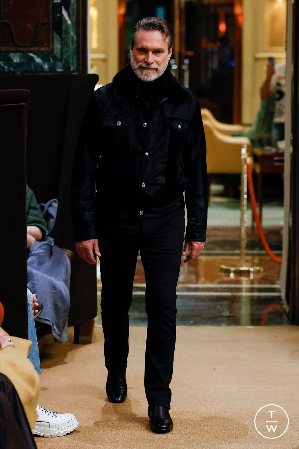 Fashion Week Milan Fall/Winter 2023 look 11 from the Billionaire collection menswear