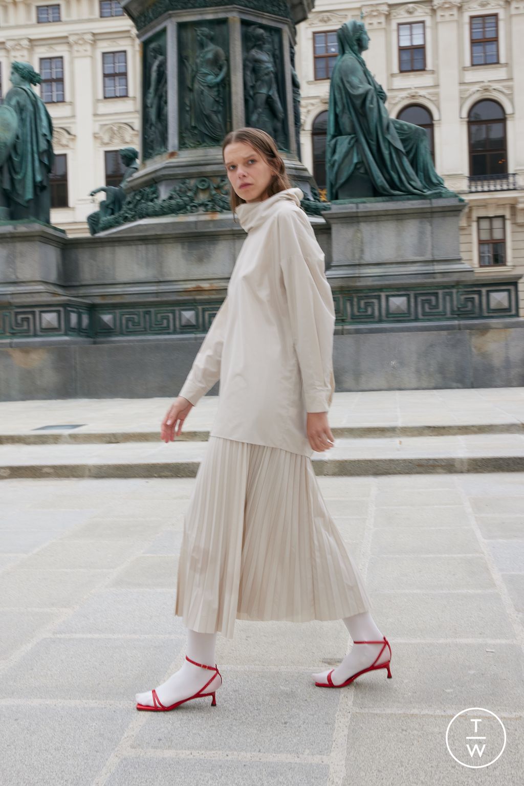 Fashion Week New York Resort 2024 look 1 from the Tibi collection womenswear
