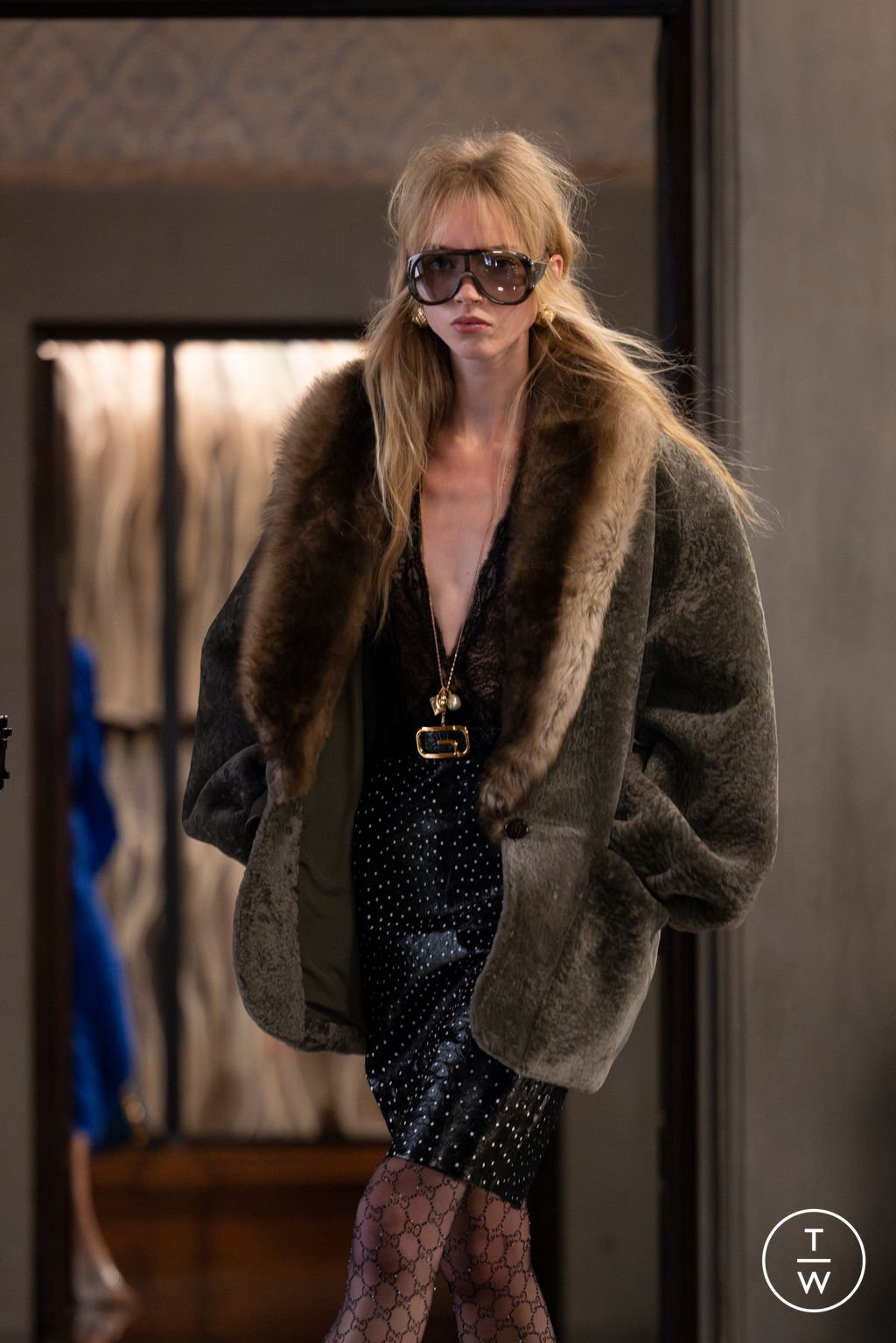 Fashion Week Milan Resort 2026 look 1 from the Gucci collection womenswear accessories