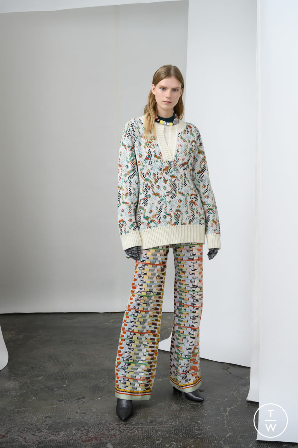 Fashion Week Milan Pre-Fall 2019 look 2 de la collection Missoni womenswear