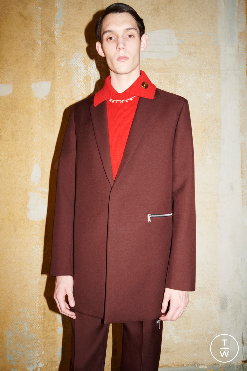 Fashion Week Paris Fall/Winter 2021 look 2 from the Jil Sander collection 男装