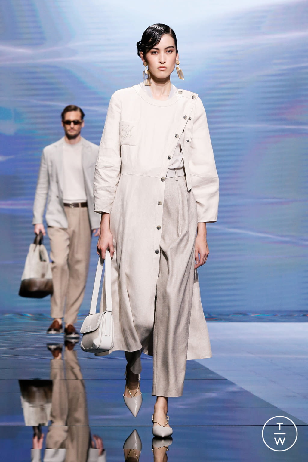 Fashion Week Milan Spring/Summer 2021 look 20 de la collection Giorgio Armani womenswear