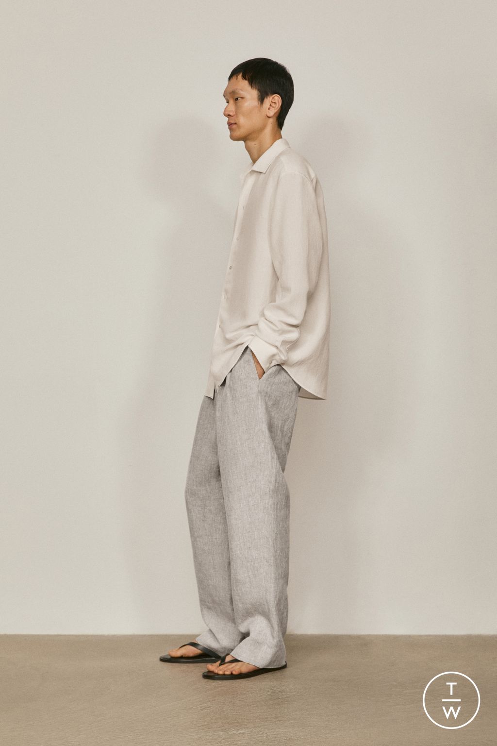 Fashion Week Paris Spring/Summer 2026 look 7 from the Massimo Dutti collection menswear