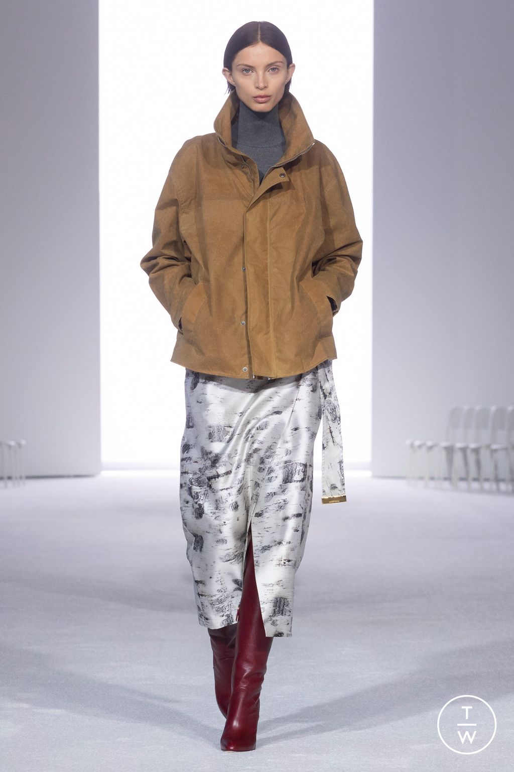Fashion Week New York Fall/Winter 2024 look 21 de la collection Brandon Maxwell womenswear
