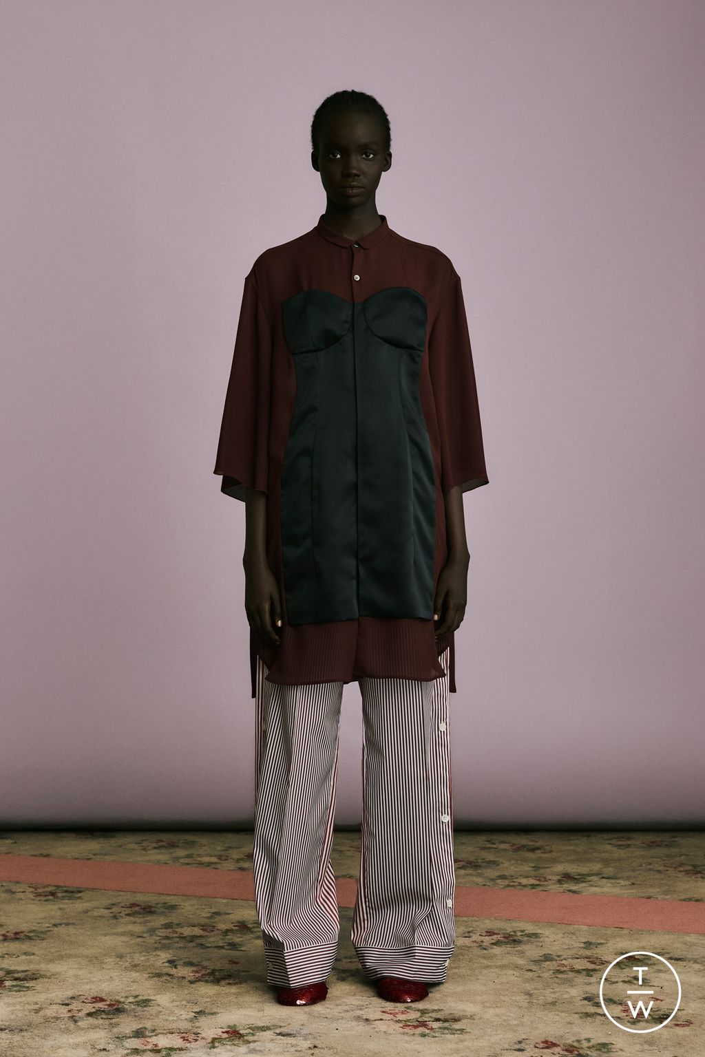 Fashion Week Paris Resort 2026 look 21 from the Undercover collection womenswear
