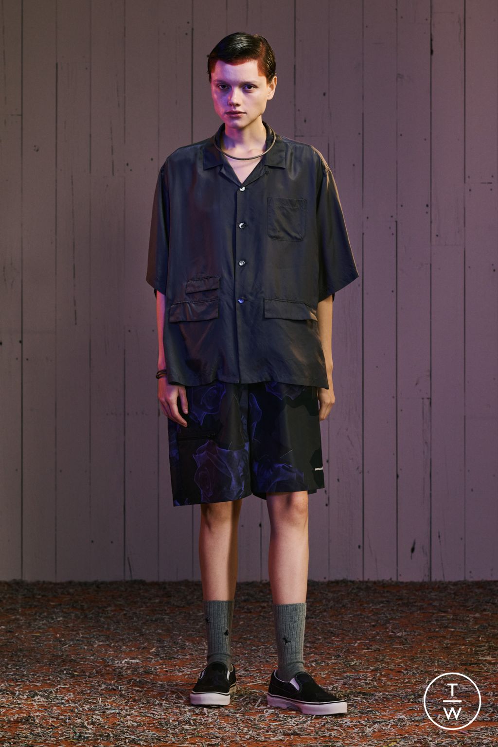 Fashion Week Paris Resort 2024 look 43 from the Undercover collection 男装
