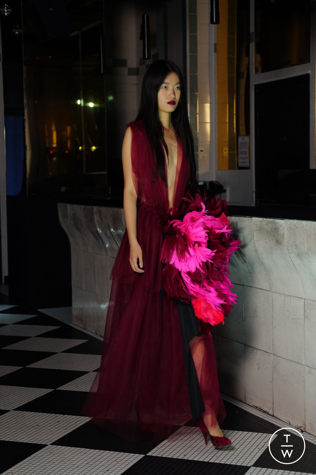 Fashion Week Paris Fall/Winter 2025 look 22 de la collection Aelis couture