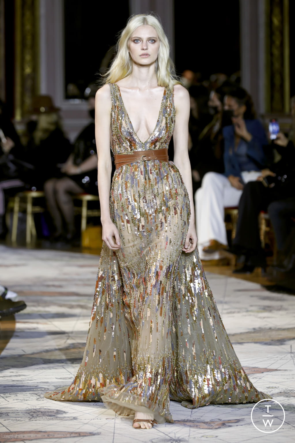 Fashion Week Paris Spring/Summer 2022 look 22 from the Zuhair Murad collection couture