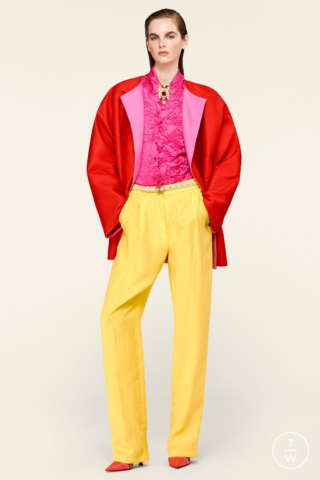 Fashion Week Milan Resort 2026 look 2 from the Roberto Cavalli collection womenswear