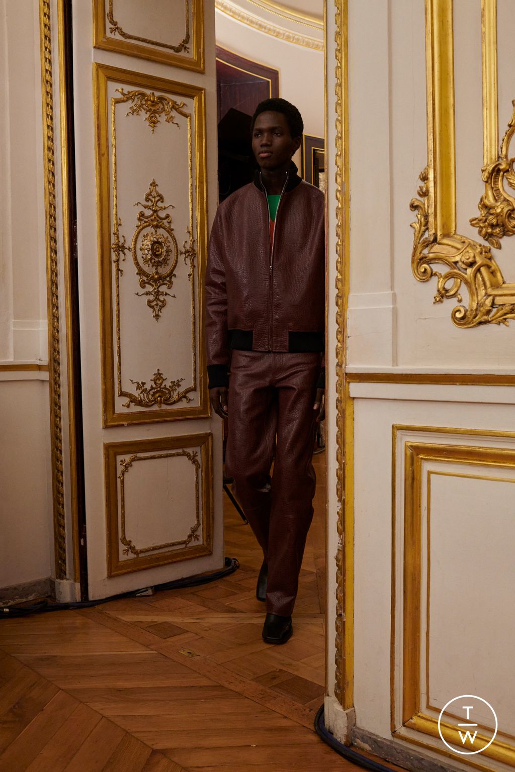 Fashion Week Paris Fall/Winter 2023 look 22 from the Wales Bonner collection 男装