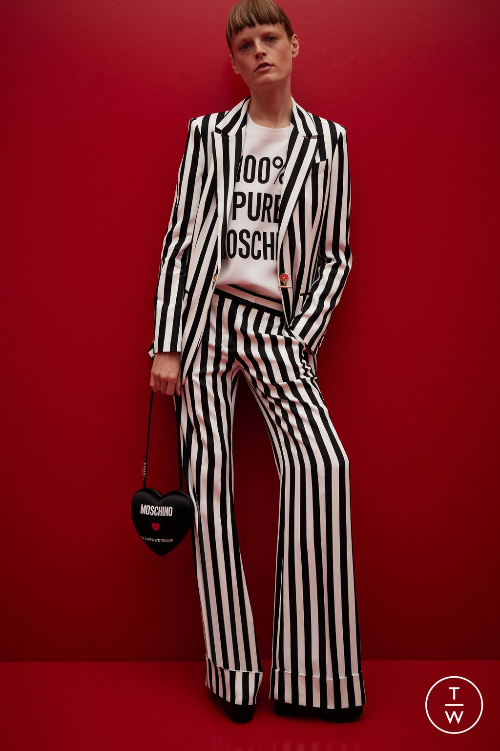 Fashion Week Milan Resort 2024 look 23 from the Moschino collection womenswear