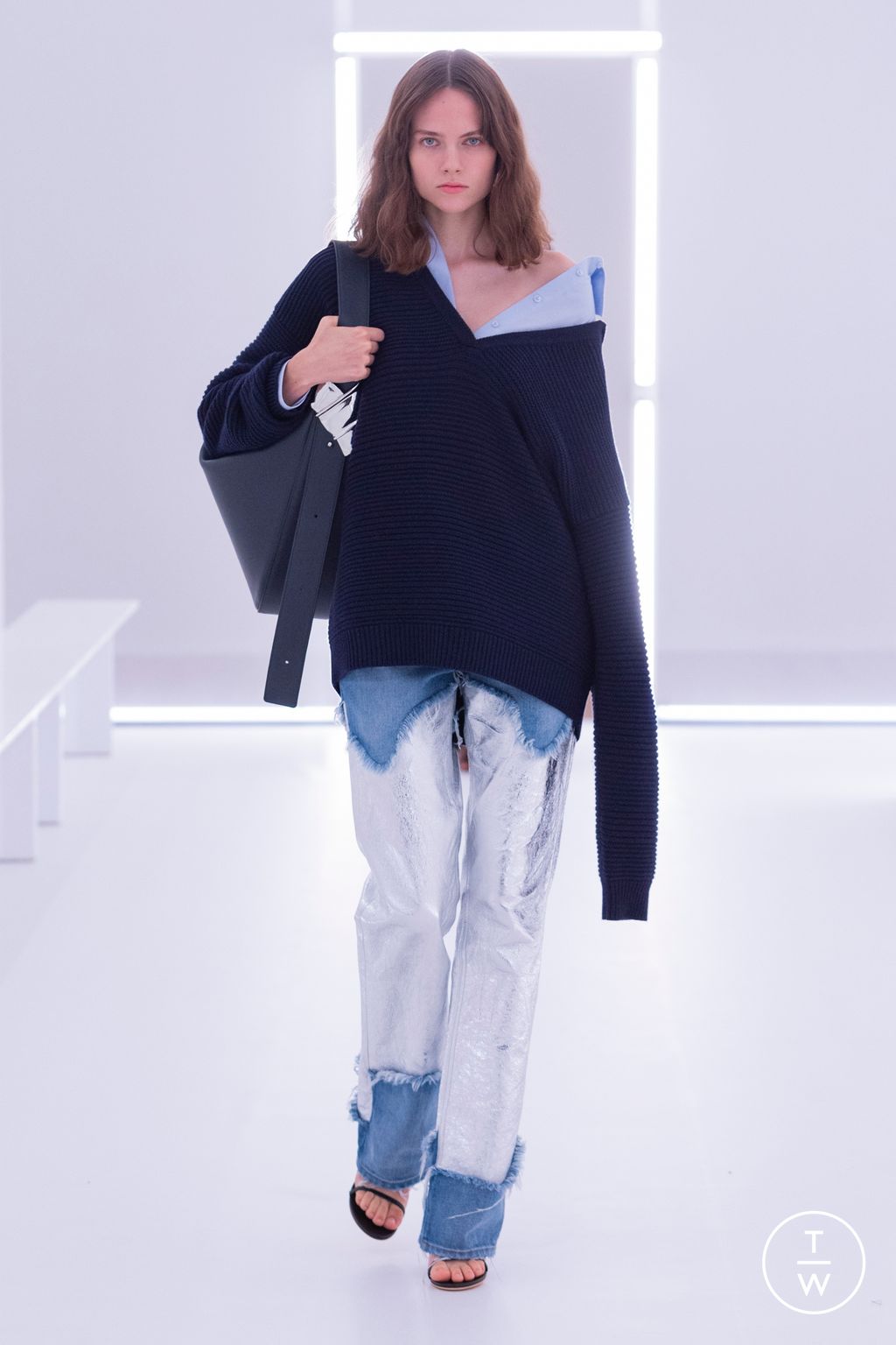 Fashion Week New York Spring/Summer 2024 look 23 de la collection Brandon Maxwell womenswear