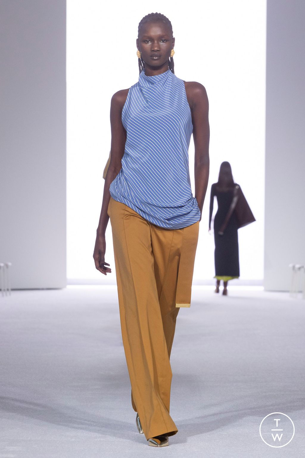 Fashion Week New York Fall/Winter 2024 look 23 de la collection Brandon Maxwell womenswear