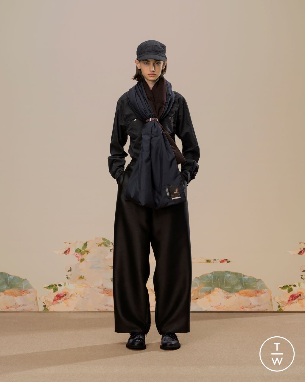 Fashion Week Paris Fall/Winter 2026 look 23 from the Undercover collection menswear