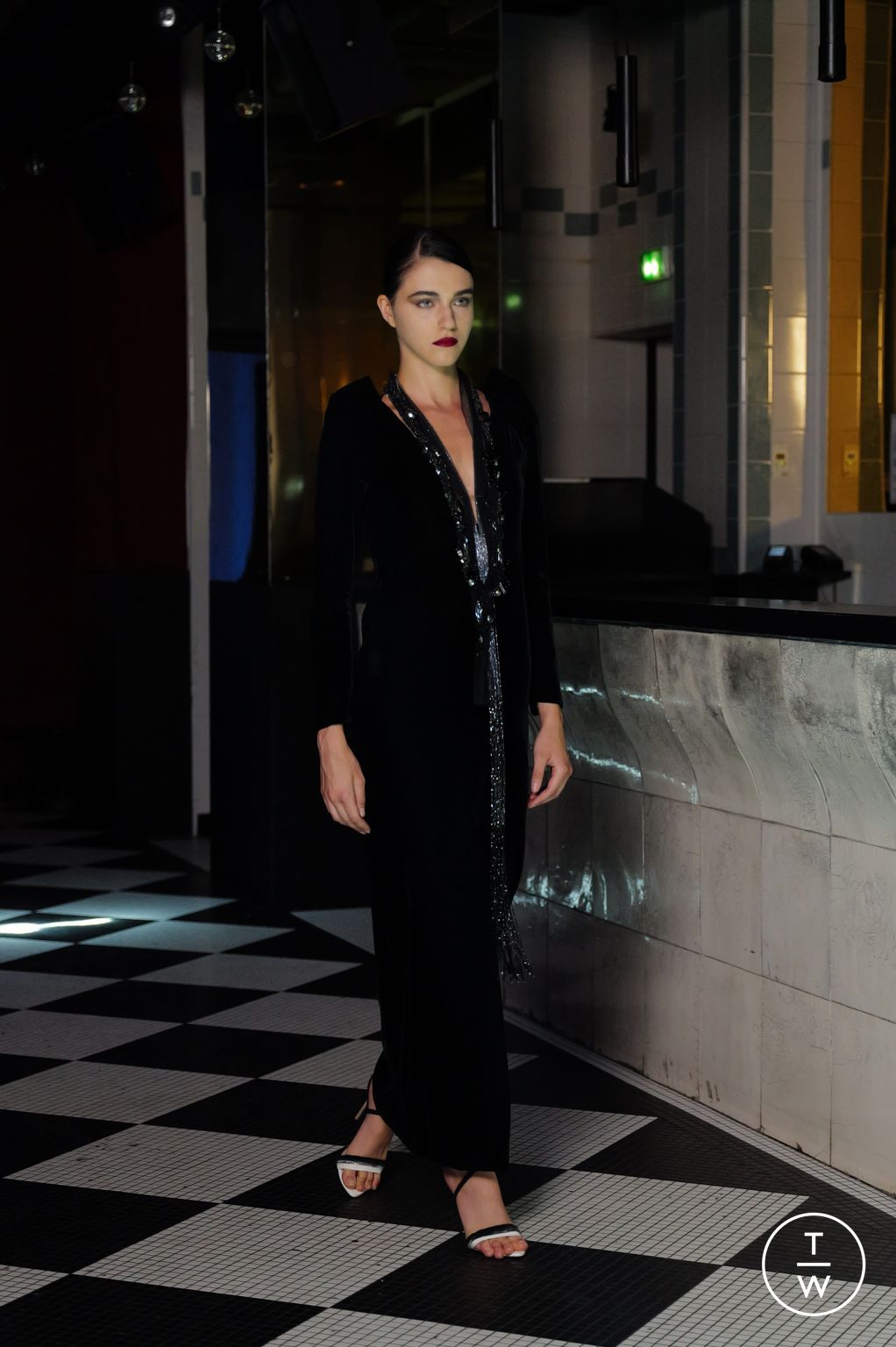 Fashion Week Paris Fall/Winter 2025 look 23 de la collection Aelis couture