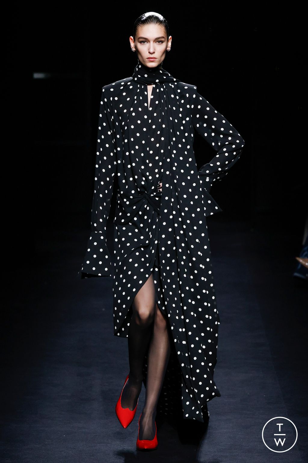 Fashion Week Paris Fall/Winter 2024 look 23 from the Nina Ricci collection 女装
