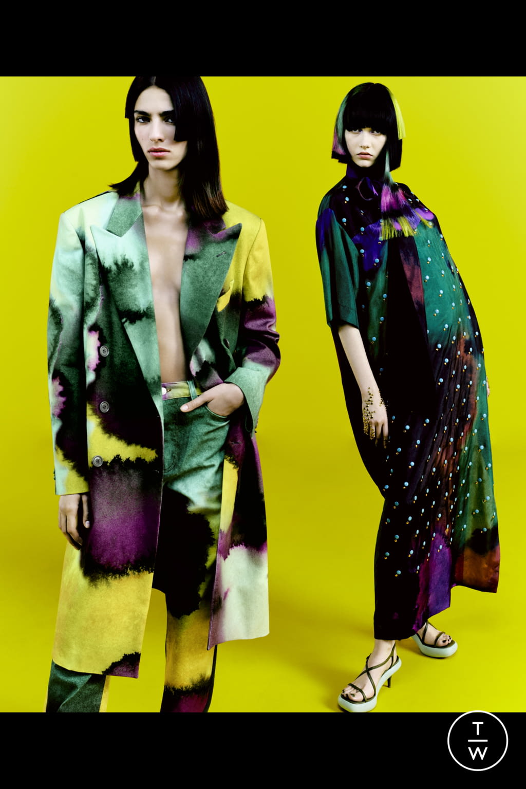 Fashion Week Paris Spring/Summer 2022 look 23 de la collection Dries Van Noten womenswear