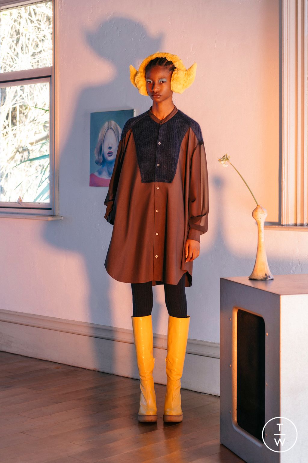 Fashion Week Paris Pre-Fall 2023 look 24 from the Undercover collection 女装
