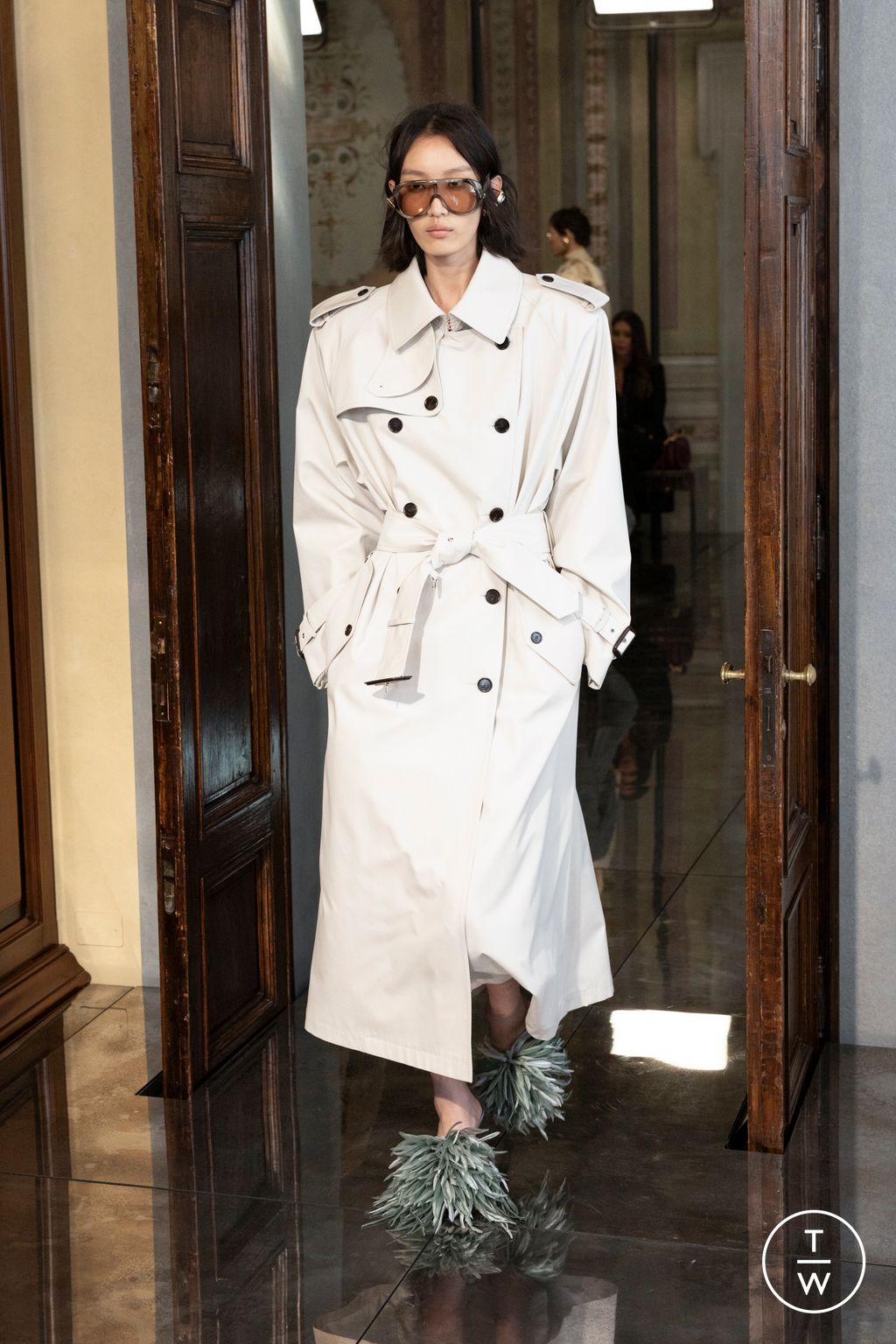Fashion Week Milan Resort 2026 look 24 from the Gucci collection 女装