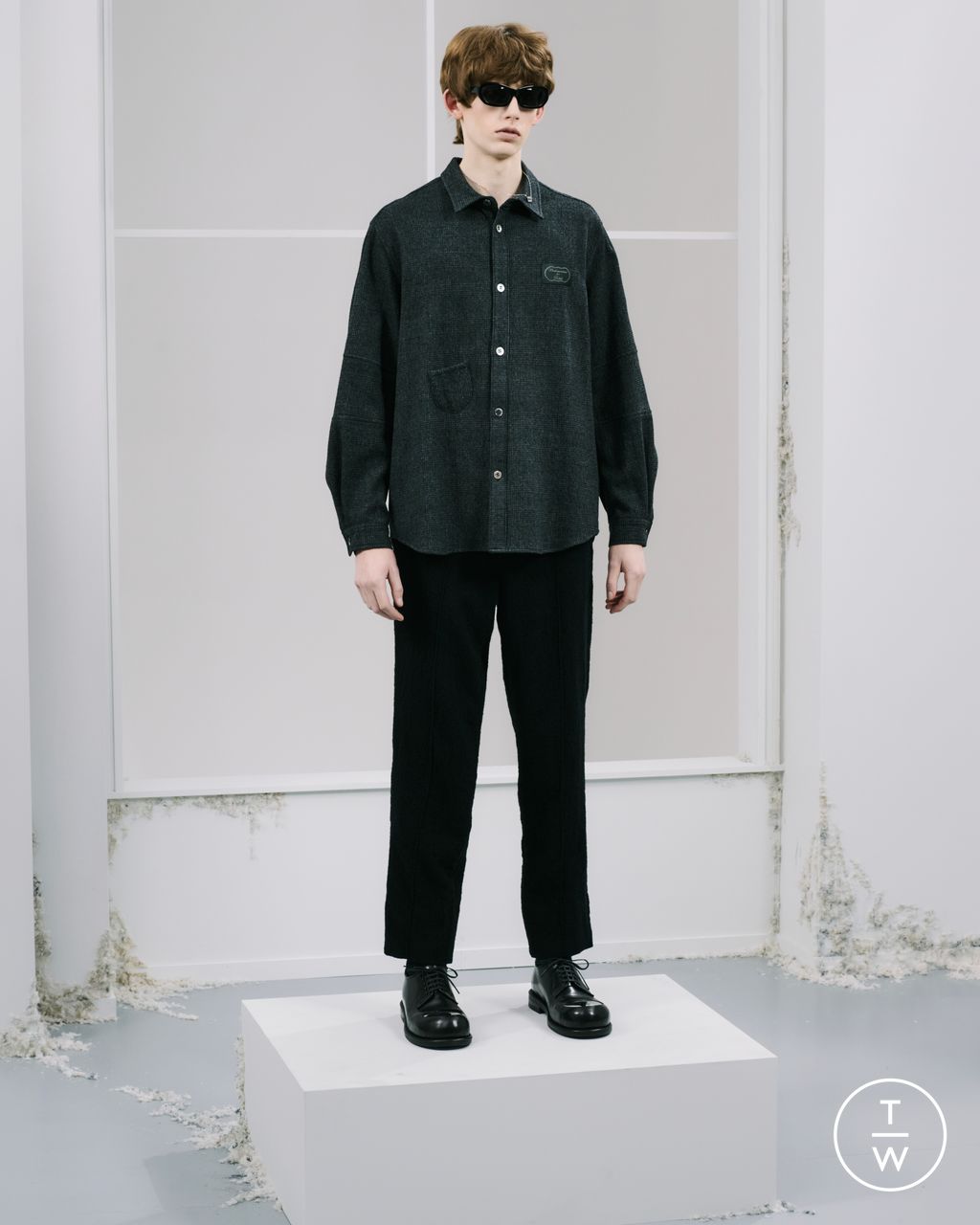 Fashion Week Paris Pre-Fall 2026 look 25 from the Undercover collection menswear