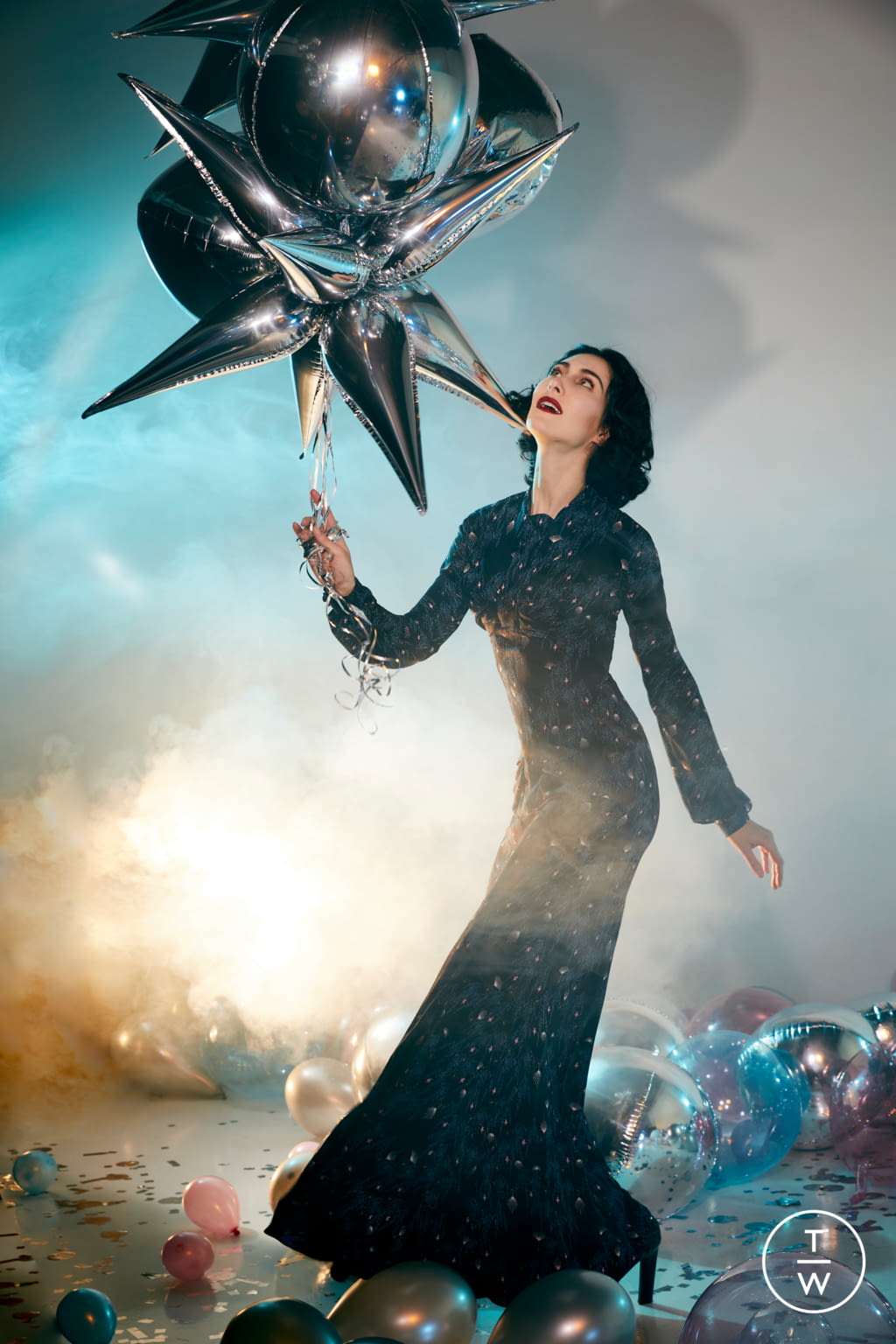 Fashion Week Paris Spring/Summer 2021 look 26 de la collection Julien Fournié couture