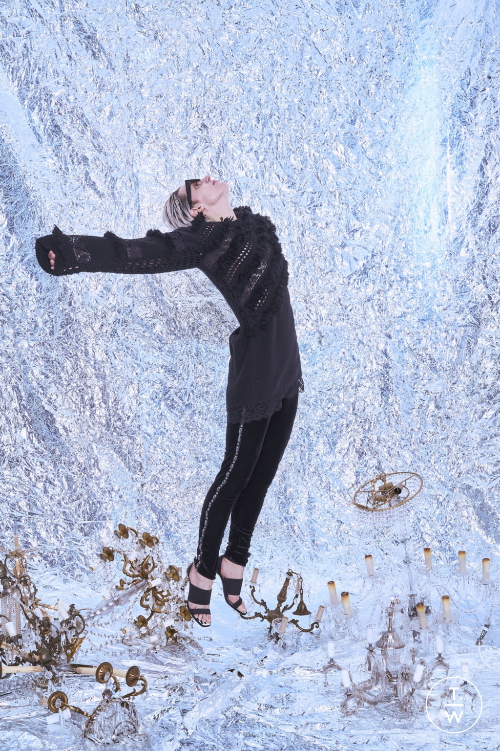 Fashion Week Paris Pre-Fall 2020 look 26 from the Koché collection womenswear