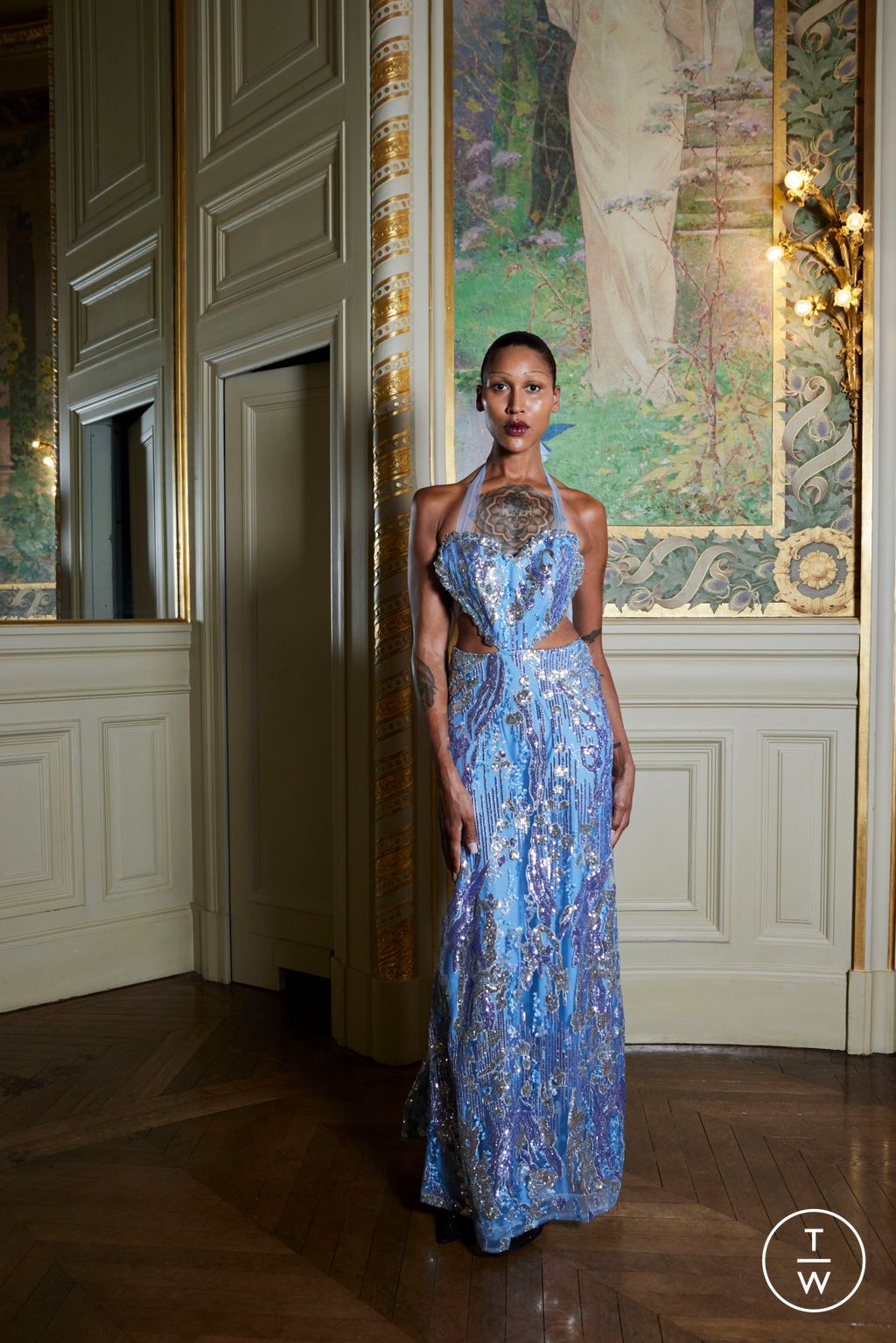 Fashion Week Paris Fall/Winter 2025 look 26 from the Peet Dullaert collection couture