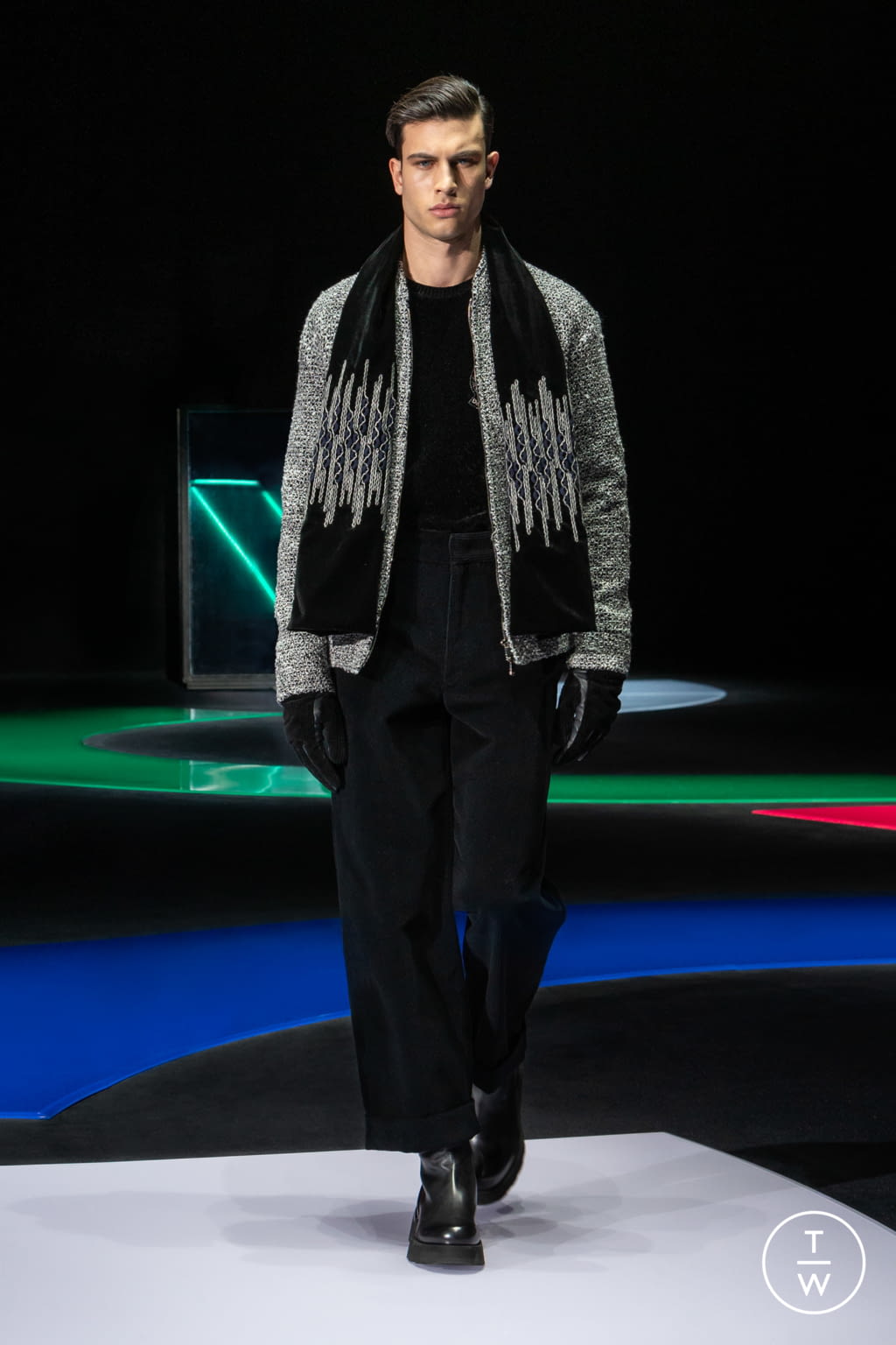 Fashion Week Milan Fall/Winter 2021 look 27 from the Emporio Armani collection womenswear