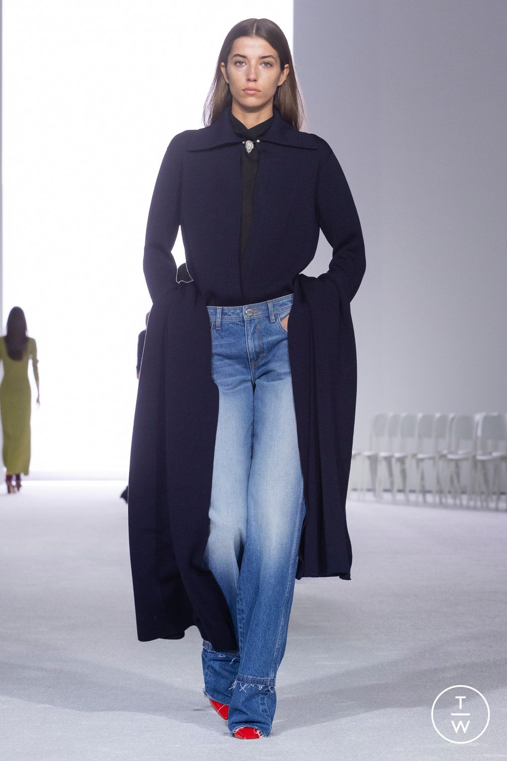 Fashion Week New York Fall/Winter 2024 look 27 de la collection Brandon Maxwell womenswear