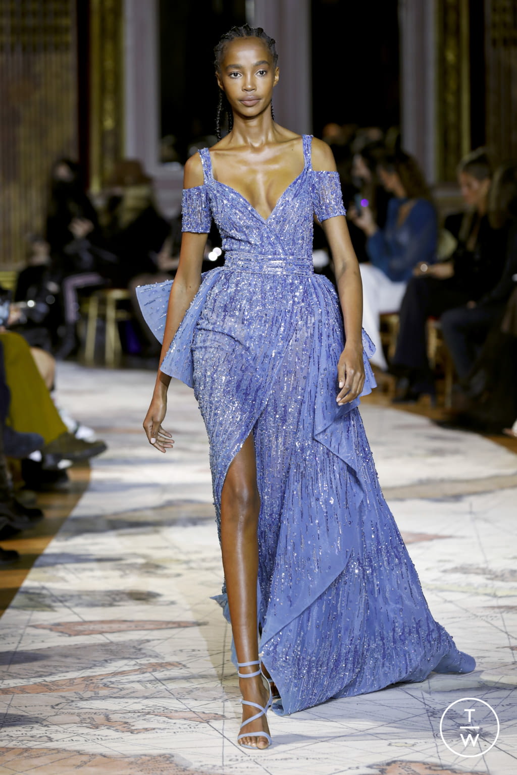 Fashion Week Paris Spring/Summer 2022 look 28 from the Zuhair Murad collection 高级定制