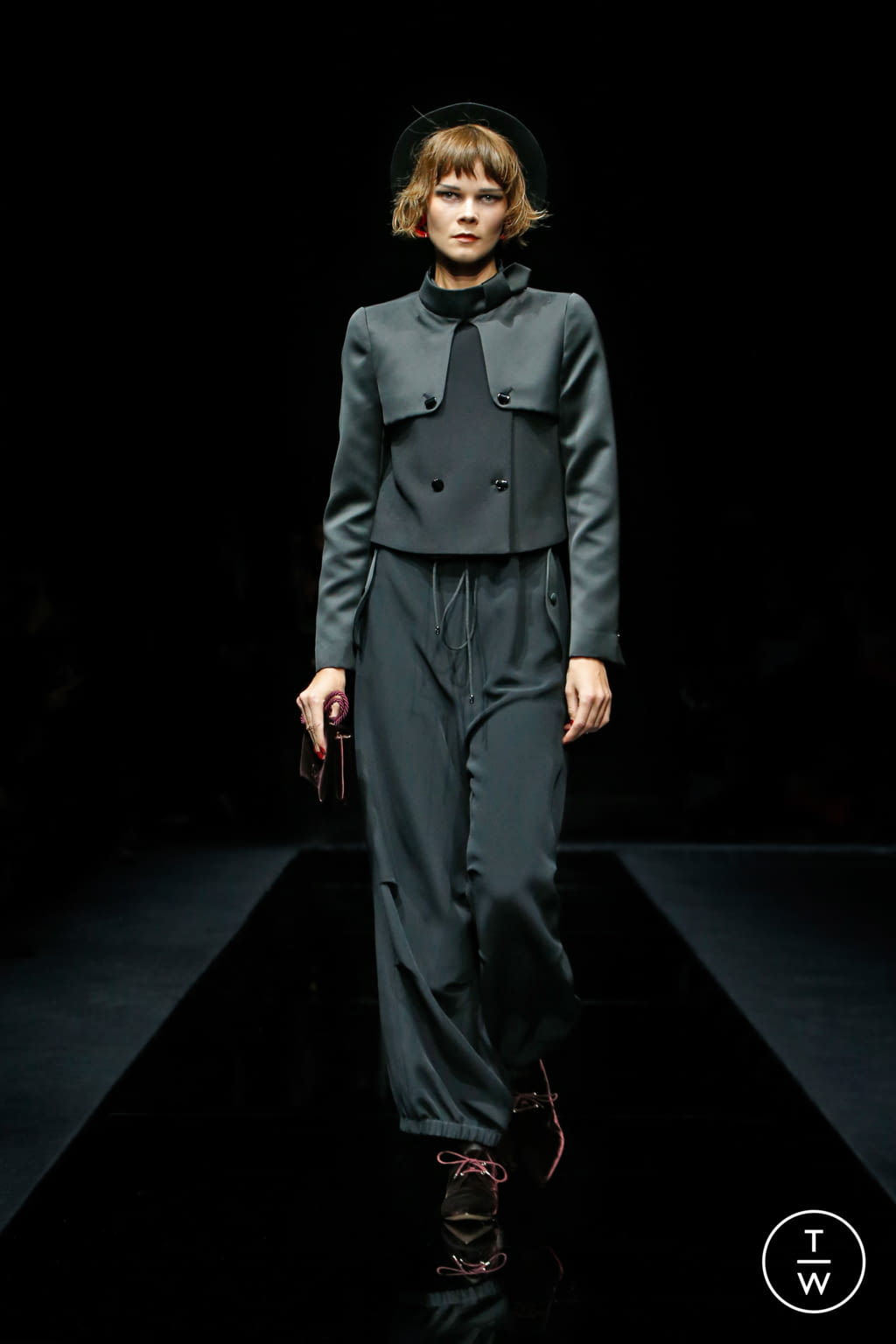 Fashion Week Milan Pre-Fall 2020 look 28 from the Giorgio Armani collection womenswear