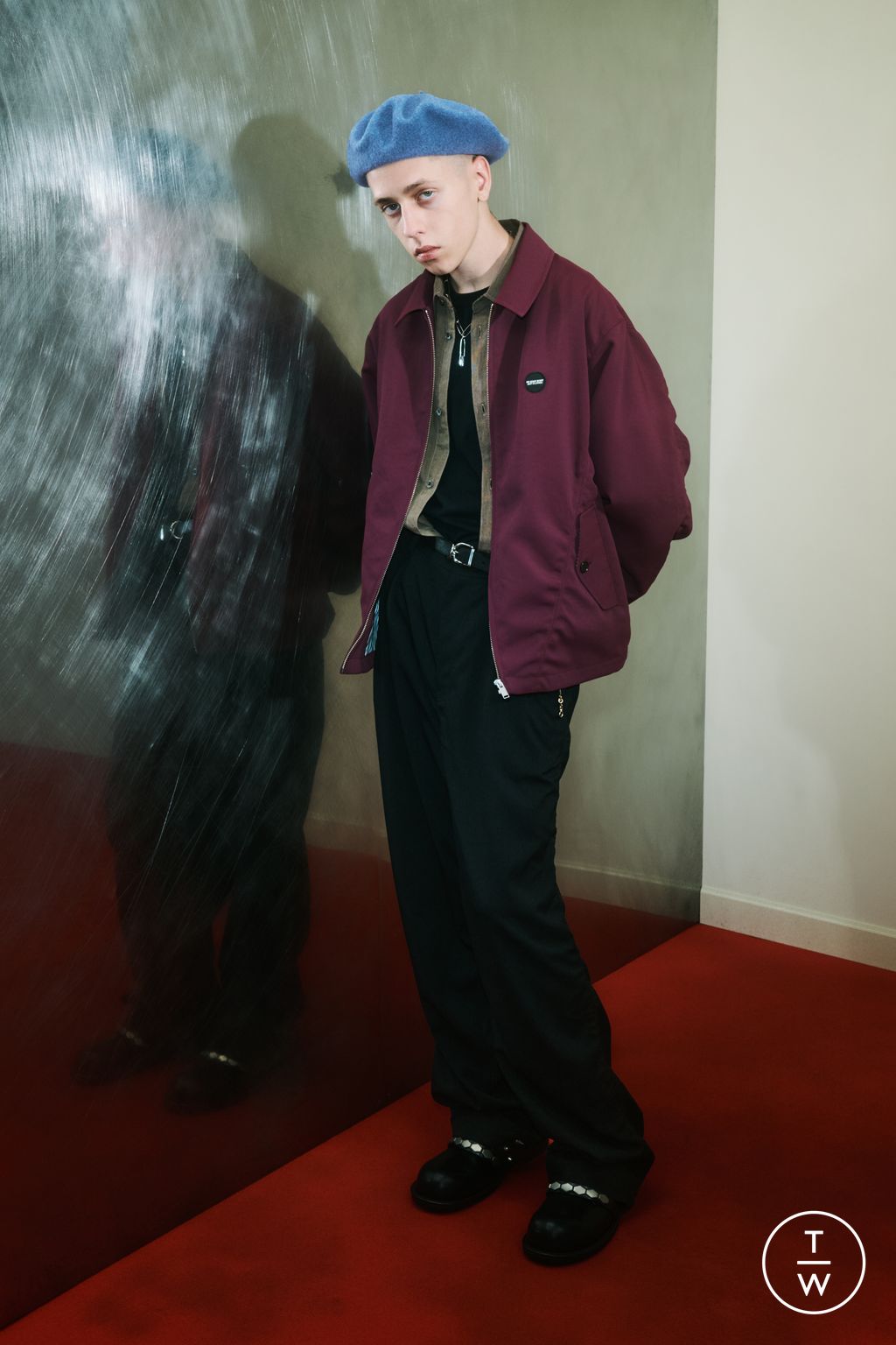 Fashion Week Paris Pre-Fall 2025 look 34 from the Undercover collection menswear
