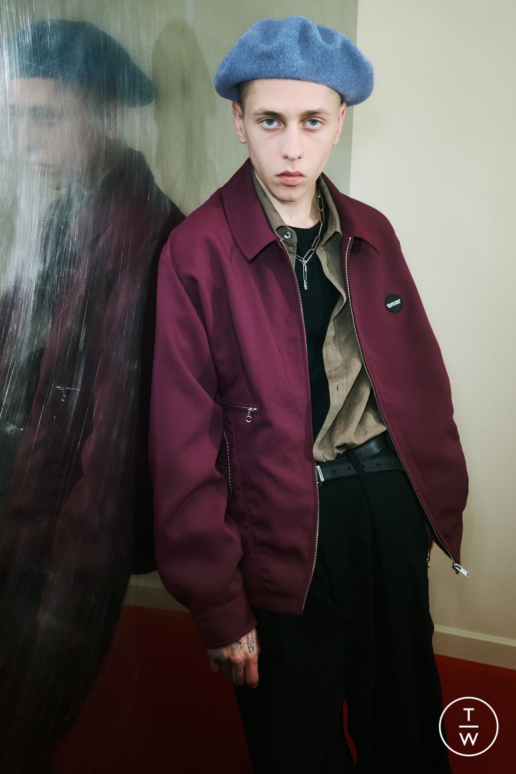 Fashion Week Paris Pre-Fall 2025 look 35 de la collection Undercover menswear