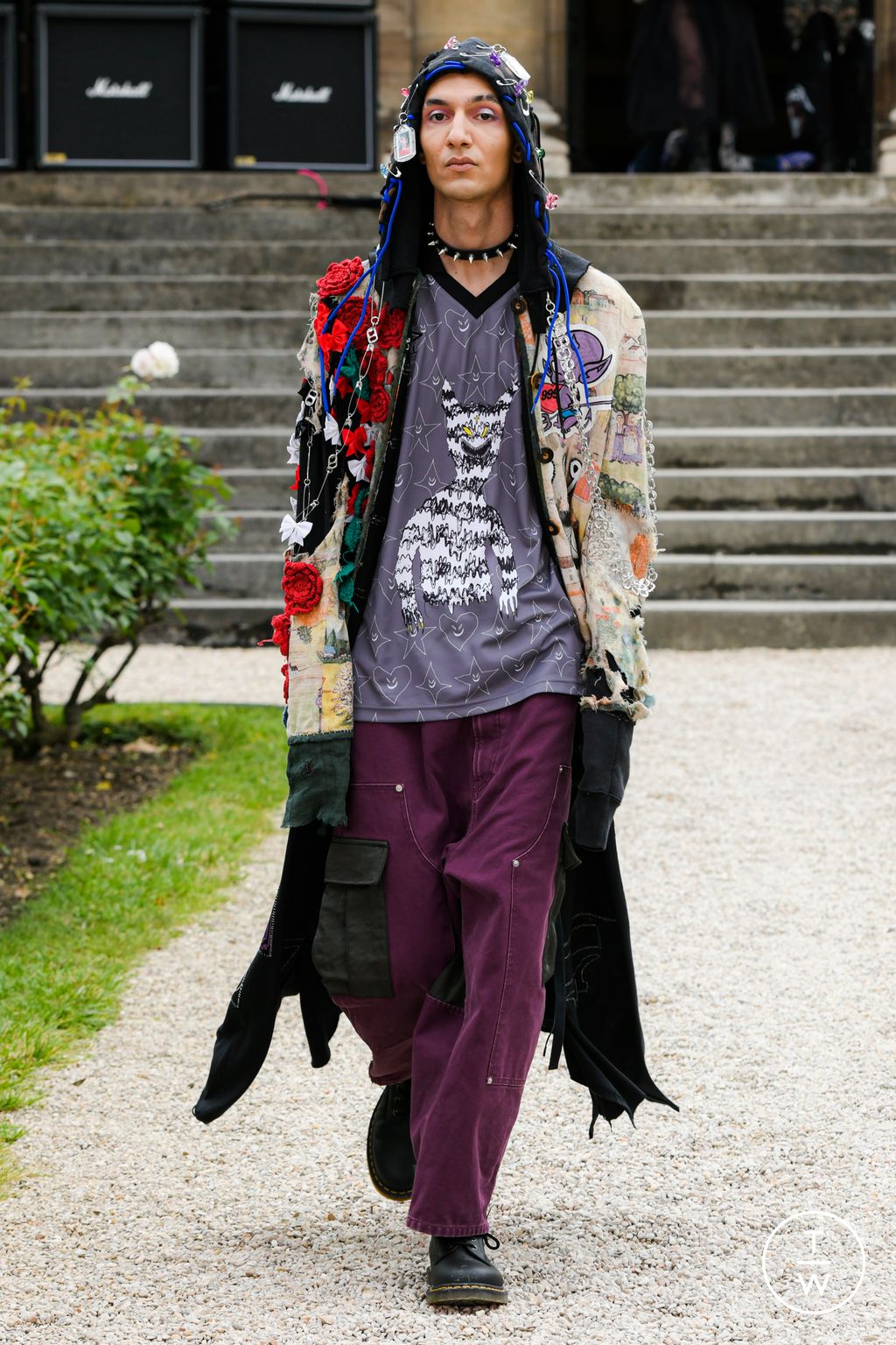 Fashion Week Paris Spring/Summer 2025 look 29 from the KIDILL collection menswear