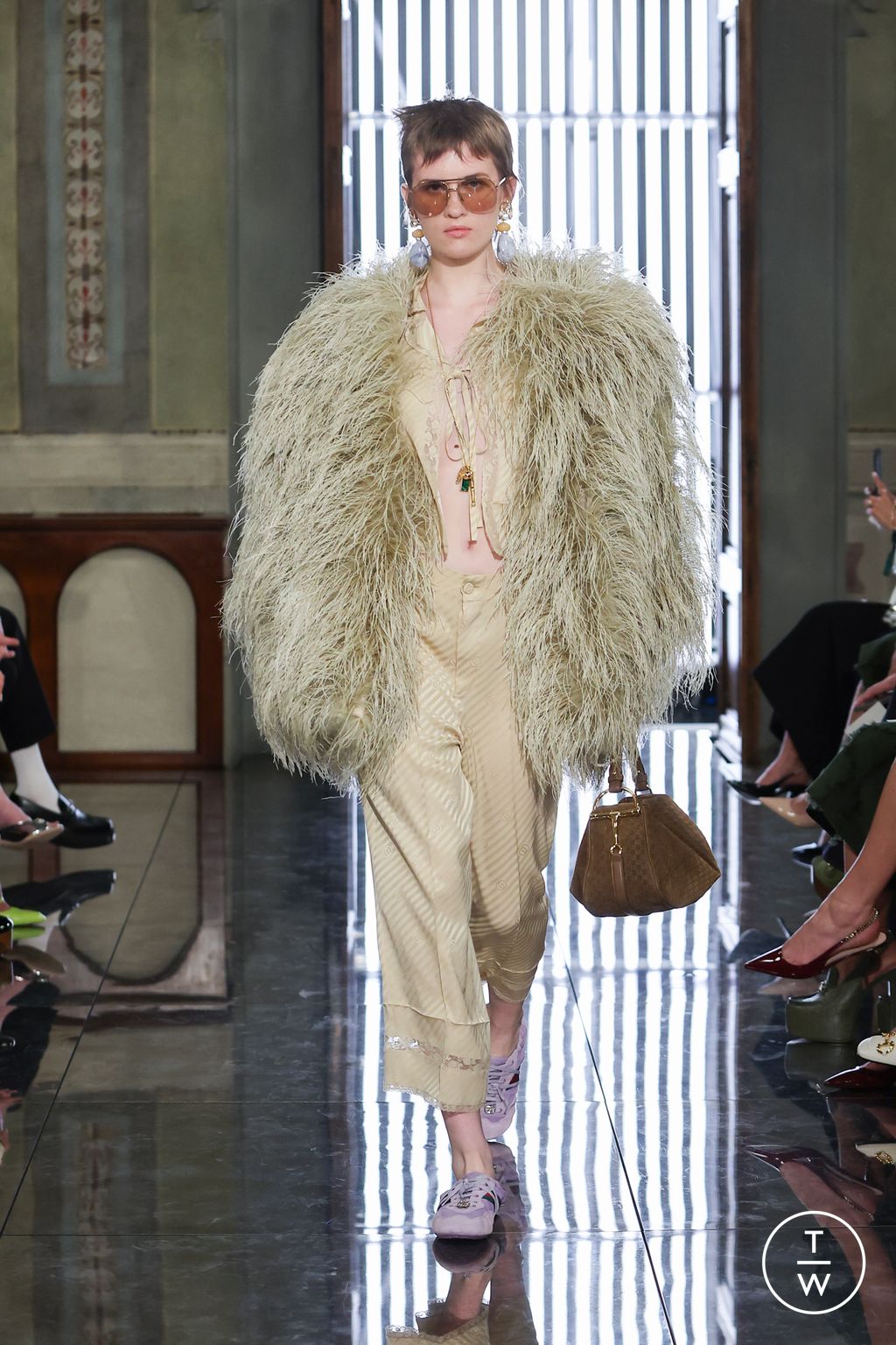 Fashion Week Milan Resort 2026 look 29 from the Gucci collection womenswear