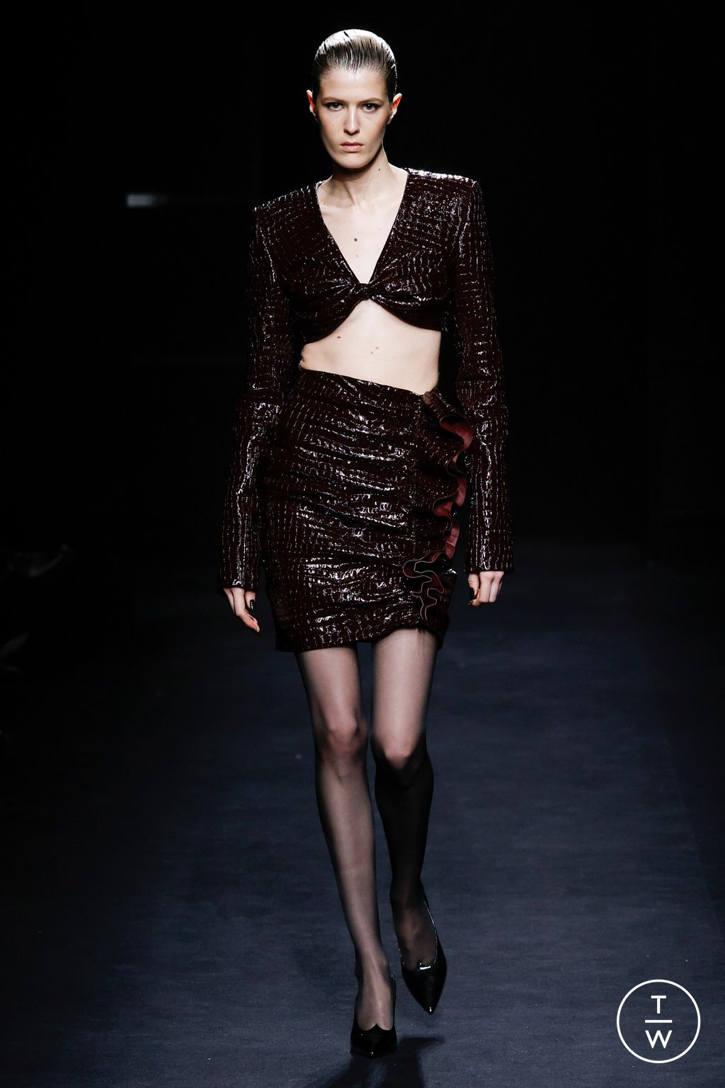 Fashion Week Paris Fall/Winter 2024 look 29 from the Nina Ricci collection 女装