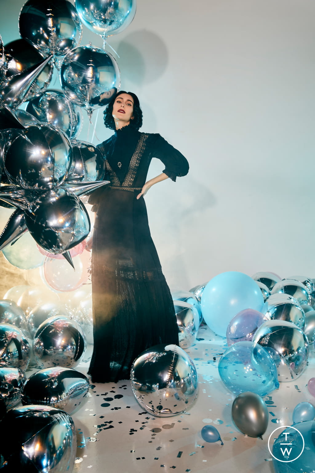 Fashion Week Paris Spring/Summer 2021 look 29 de la collection Julien Fournié couture