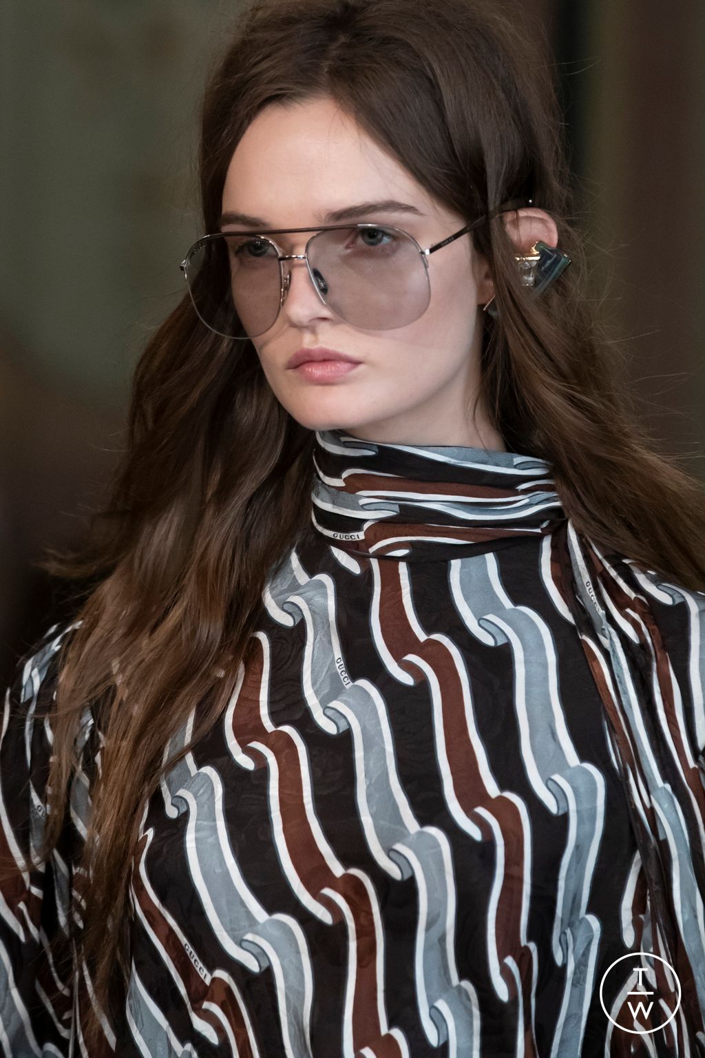 Fashion Week Milan Resort 2026 look 6 de la collection Gucci womenswear accessories