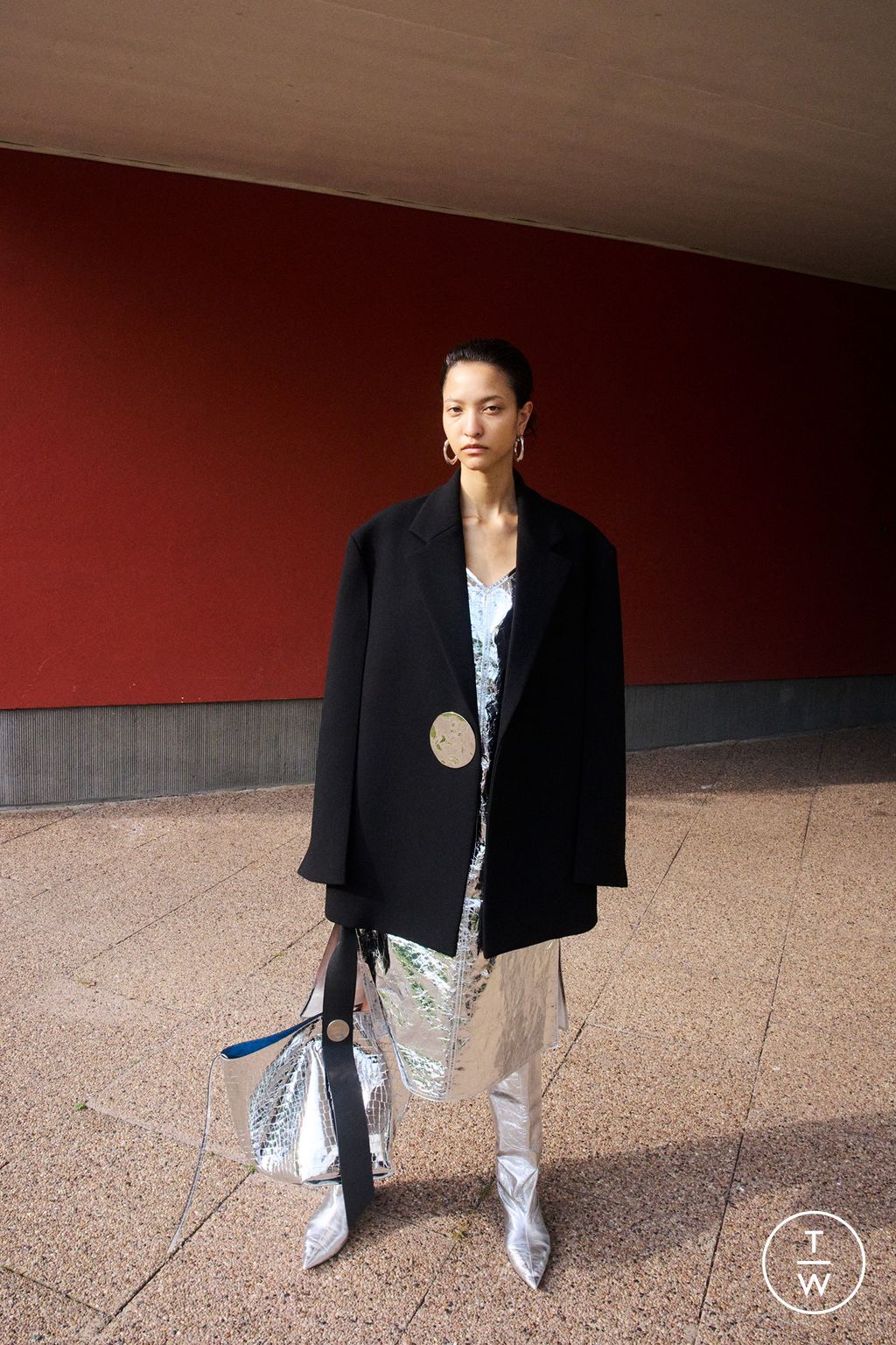 Fashion Week Milan Resort 2024 look 3 from the Jil Sander collection 女装