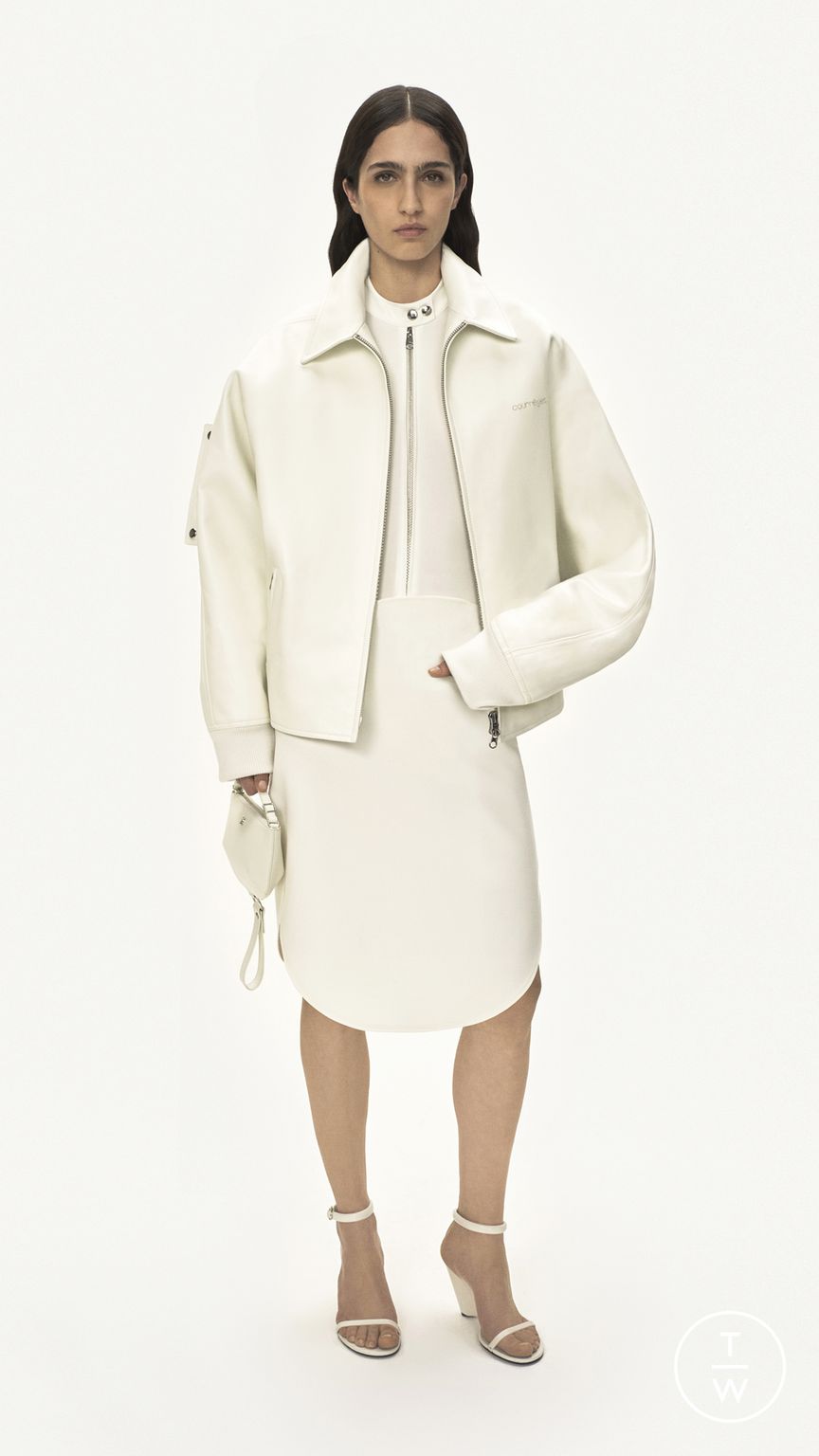 Fashion Week Paris Pre-Fall 2025 look 3 from the Courrèges collection womenswear