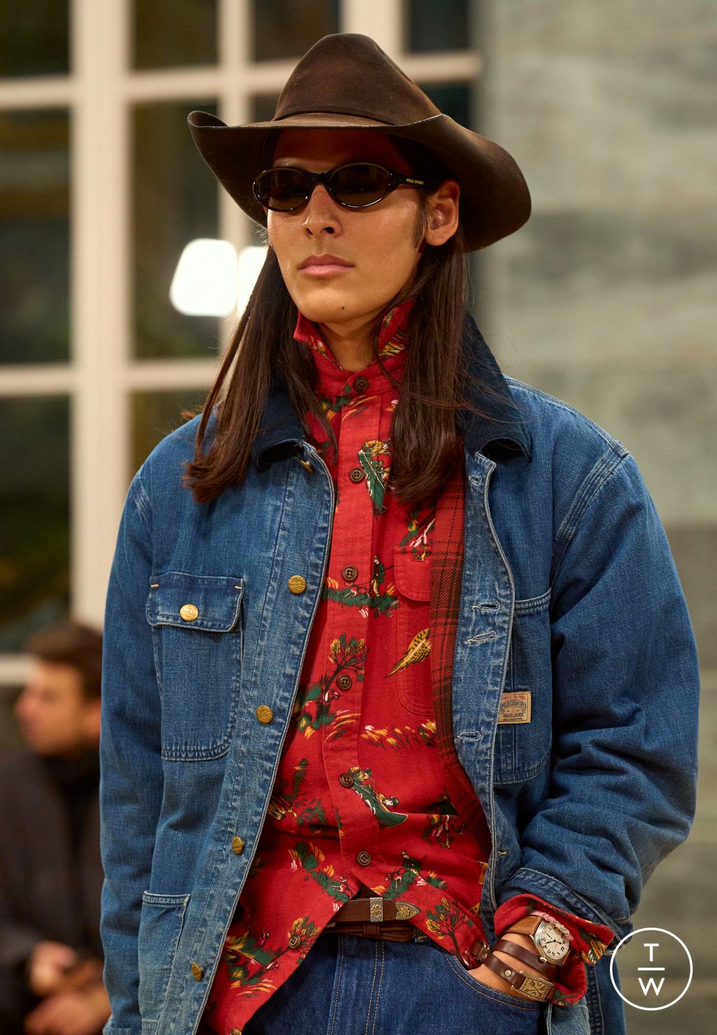 Fashion Week Milan Fall/Winter 2026 look 3 from the Polo Ralph Lauren collection menswear accessories