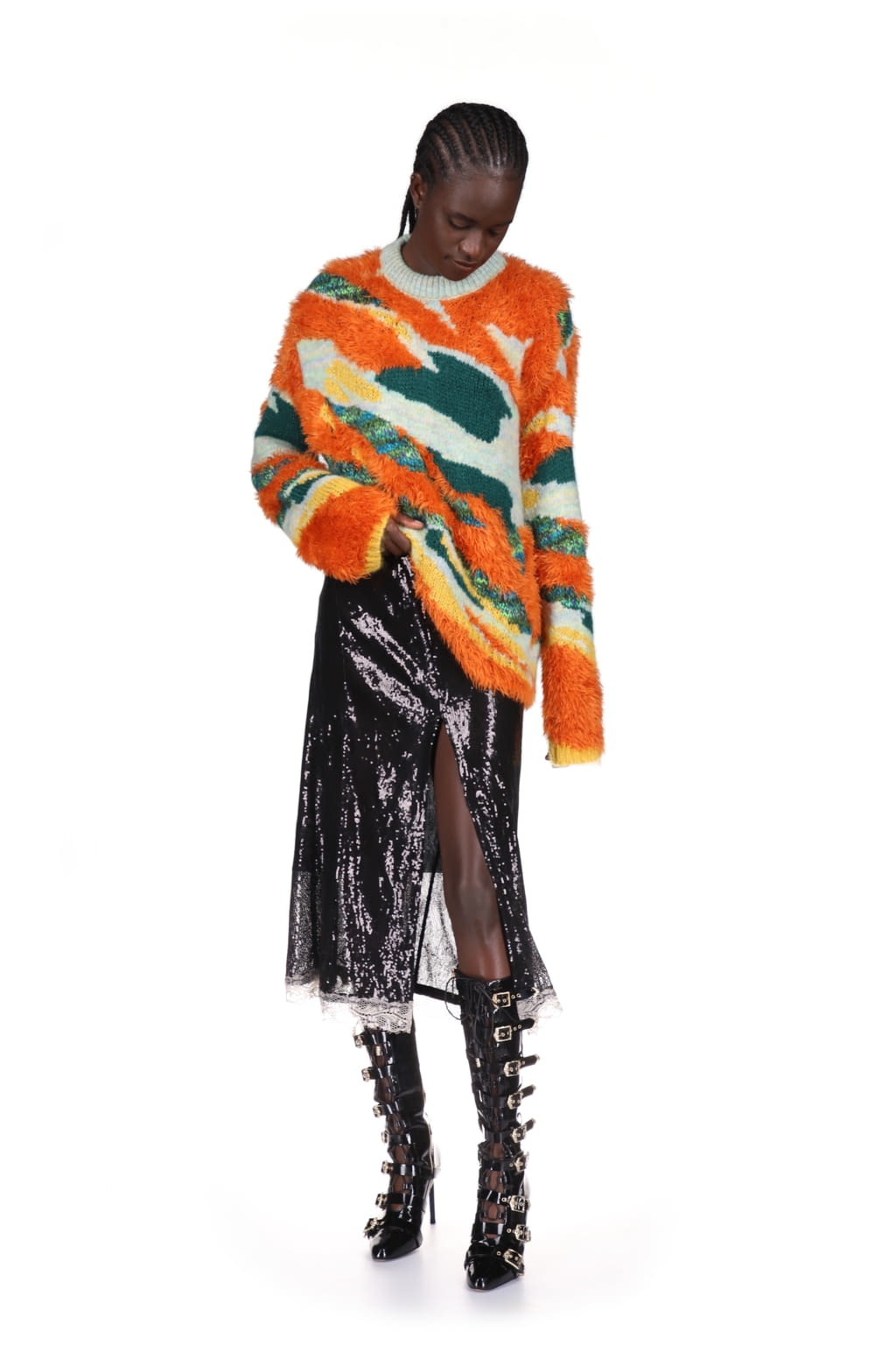 Fashion Week Paris Pre-Fall 2022 look 3 from the Koché collection 女装