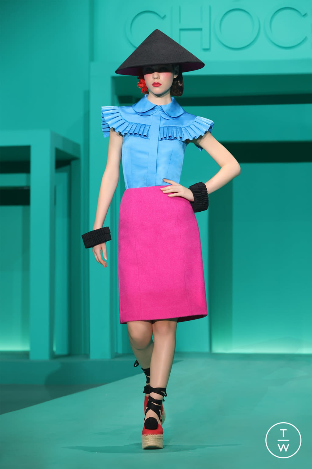 Fashion Week New York Spring/Summer 2022 look 30 de la collection Chocheng womenswear