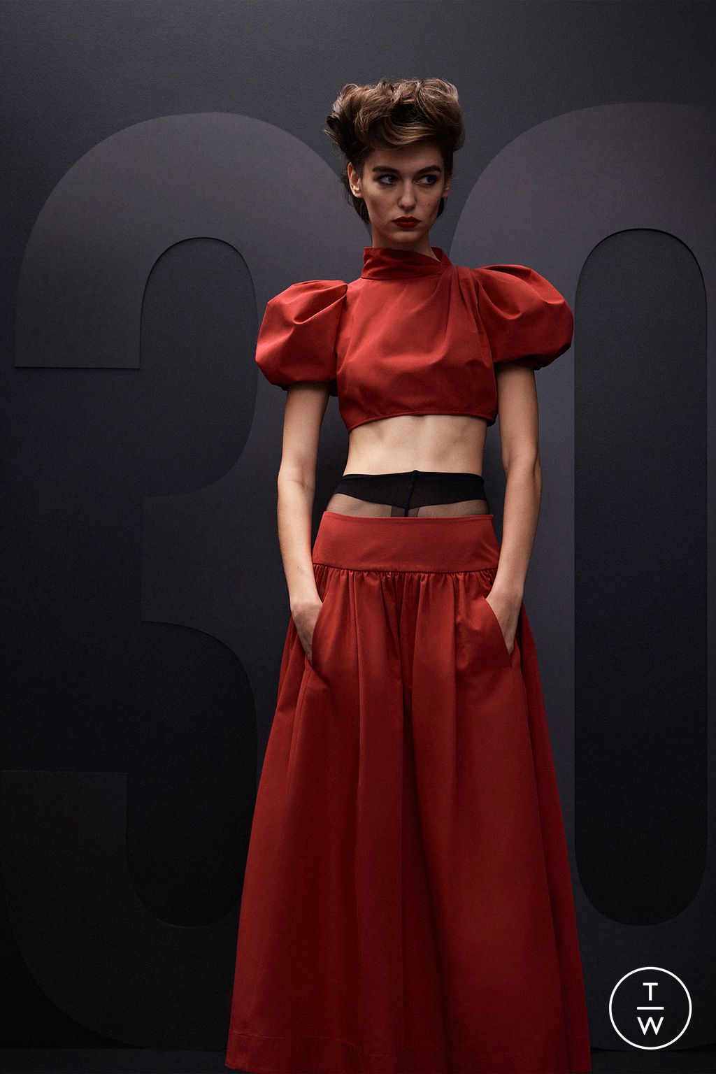 Fashion Week Milan Pre-Fall 2024 look 30 de la collection Moschino womenswear