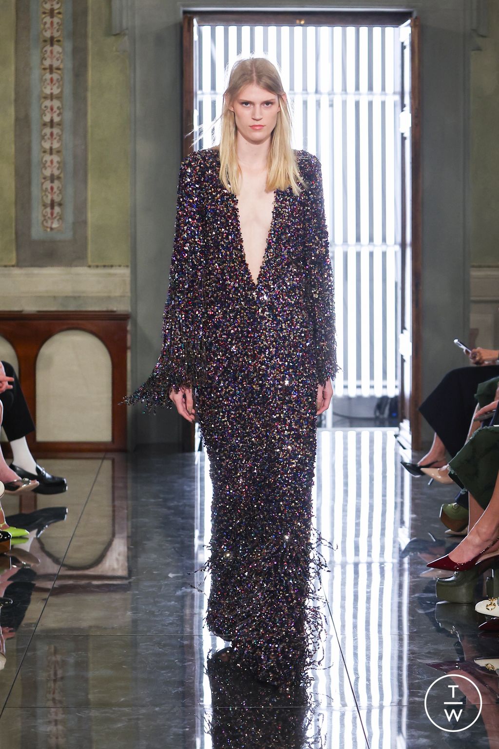 Fashion Week Milan Resort 2026 look 30 from the Gucci collection womenswear