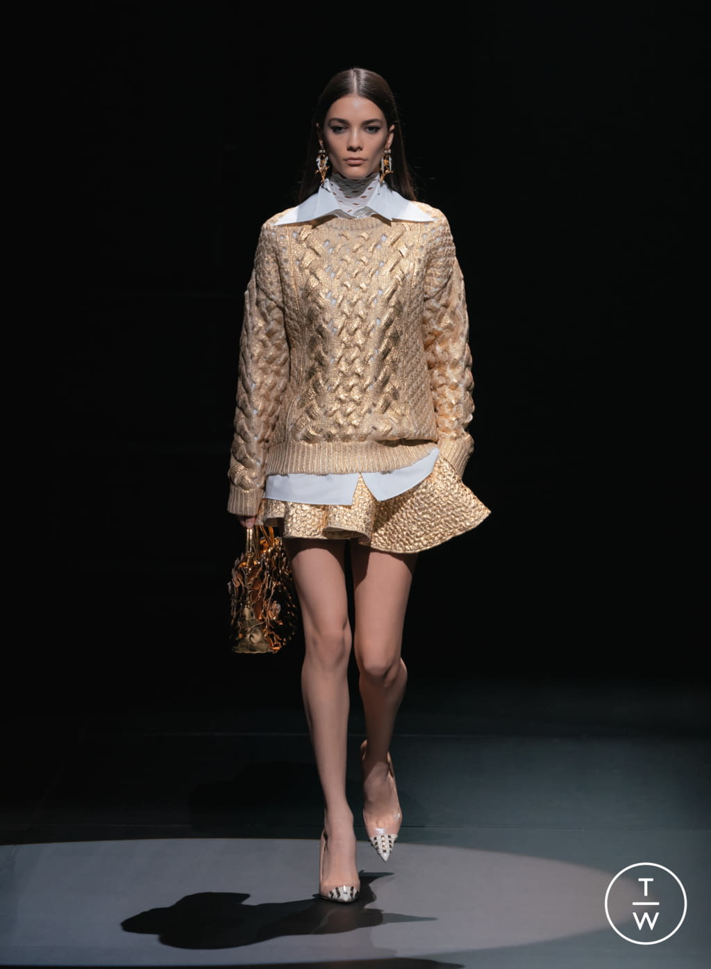 Fashion Week Milan Fall/Winter 2021 look 30 de la collection Valentino womenswear