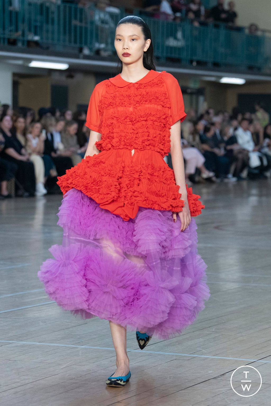Fashion Week London Spring/Summer 2023 look 39 from the Molly Goddard collection womenswear