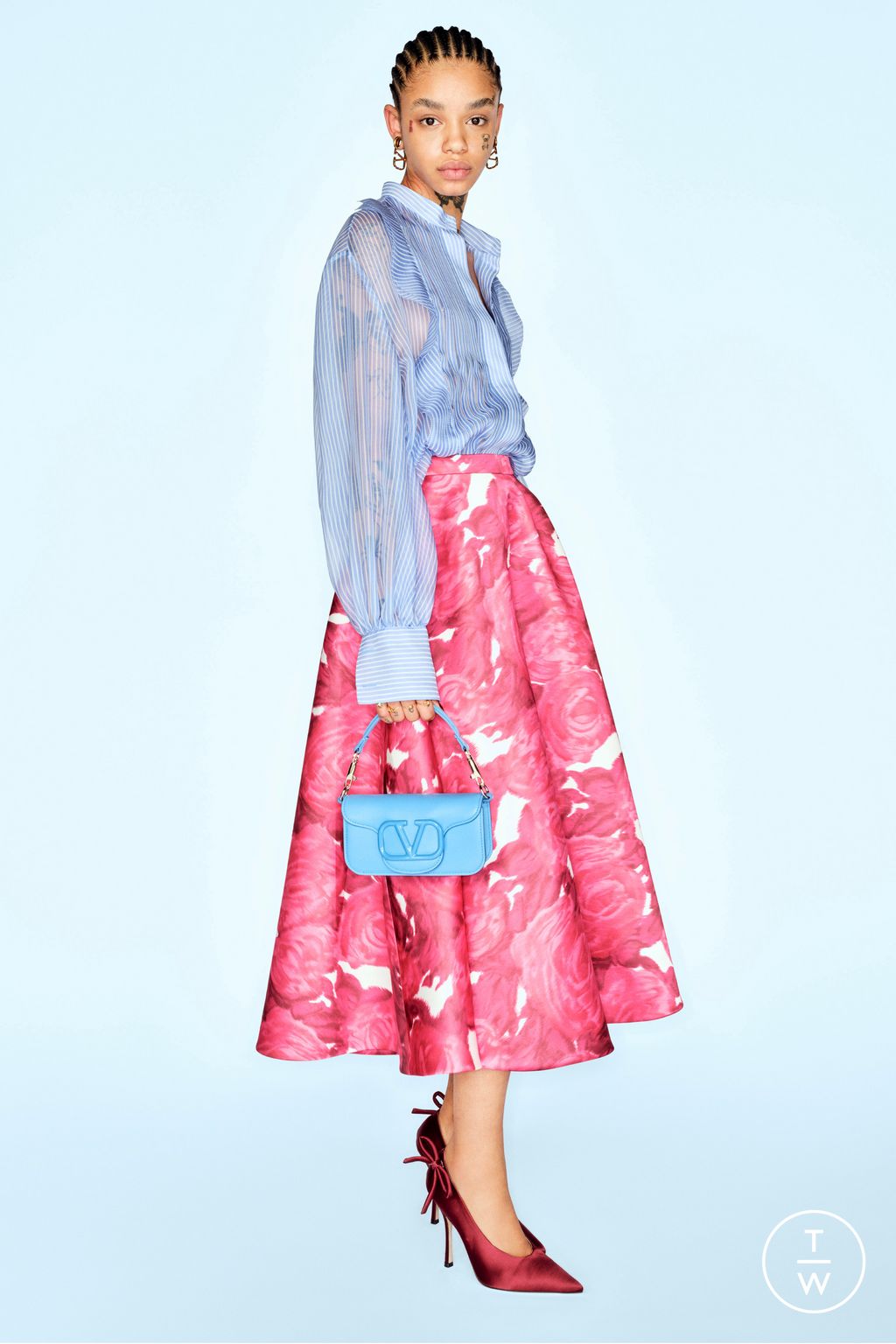 Fashion Week Paris Pre-Fall 2023 look 65 from the Valentino collection womenswear