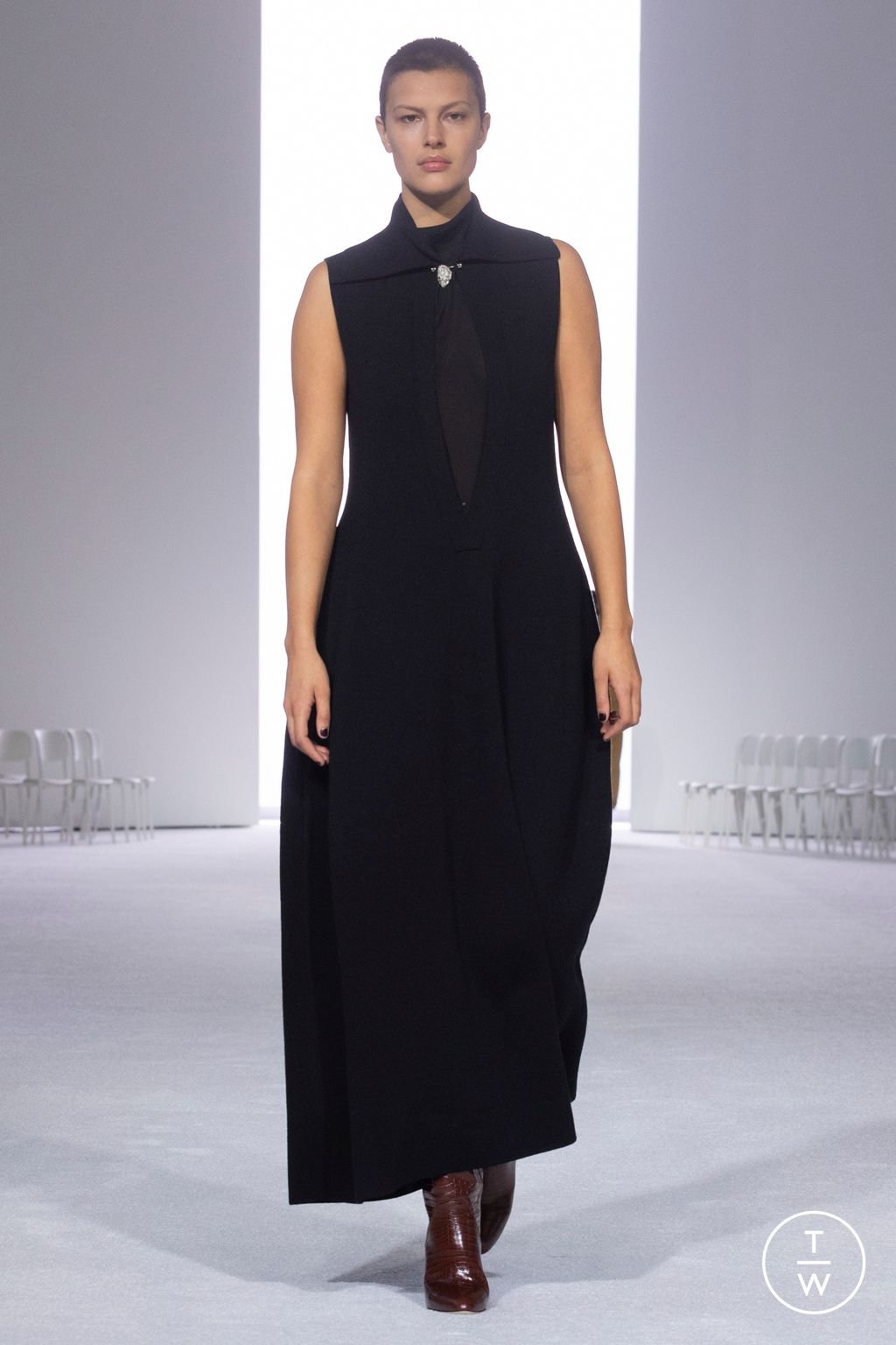Fashion Week New York Fall/Winter 2024 look 31 de la collection Brandon Maxwell womenswear